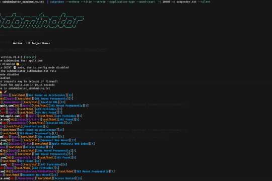 Subdominator - Unleash the Power of Subdomain Enumeration