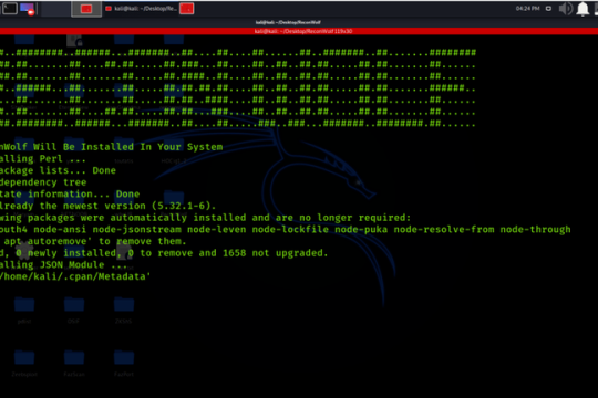 Installation of Reconwolf Tool on Kali Linux OS